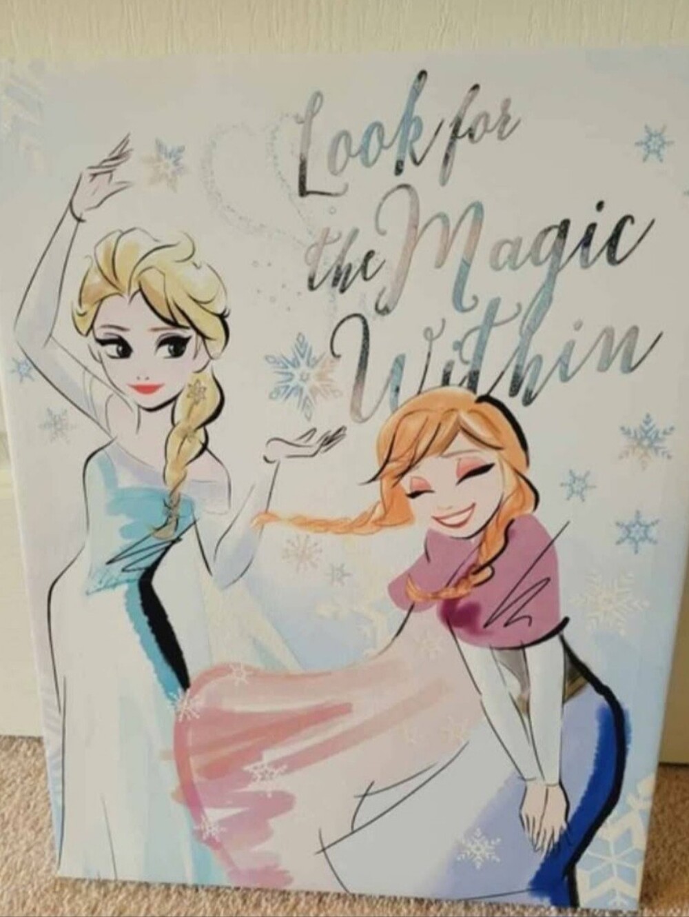 Disney Frozen Elsa & Anna Wall Art